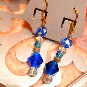 Pretty Bar Shop Blue Comet Earrings